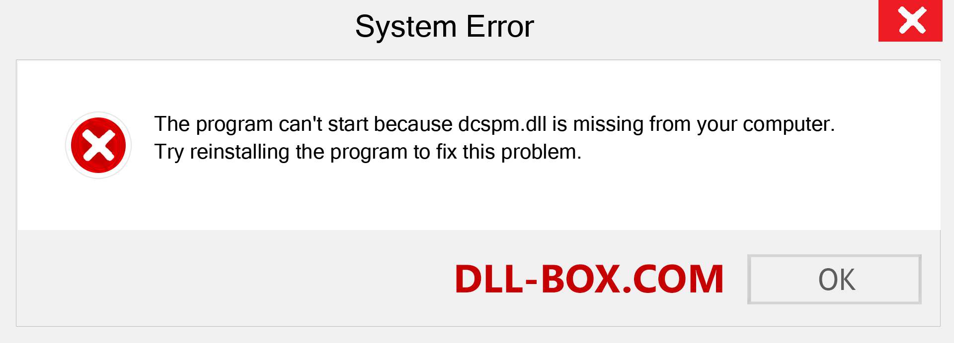  dcspm.dll file is missing?. Download for Windows 7, 8, 10 - Fix  dcspm dll Missing Error on Windows, photos, images